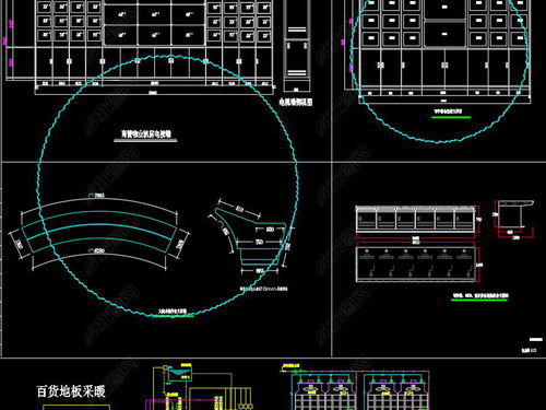 某商业广场广场智能化施工图系统图汇总设计平面图下载